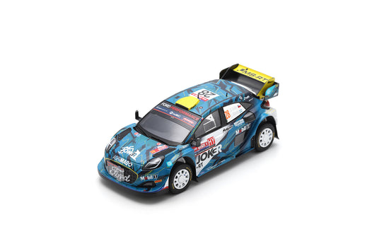 Spark S6734 1/43 Ford Puma Rally1 No.28 M-SPORT Ford World Rally Team Rally Chile 2023 A. Heller - L.E. Allende