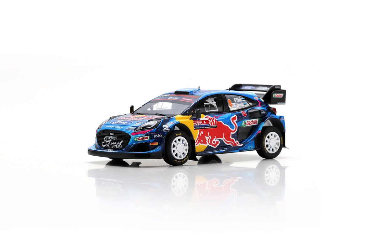Spark S6735 1/43 Ford Puma Rally1 No.8 M-SPORT Ford World Rally Team Winner Rally Chile 2023 O. Tänak - M. Järveoja