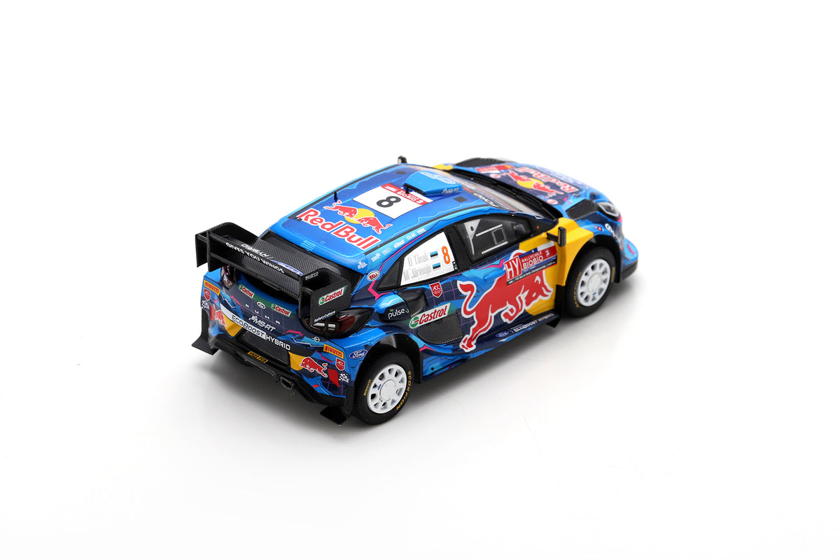 Spark S6735 1/43 Ford Puma Rally1 No.8 M-SPORT Ford World Rally Team Winner Rally Chile 2023 O. Tänak - M. Järveoja