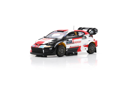 Spark S6738 1/43 TOYOTA GR Yaris Rally1 HYBRID No.17 TOYOTA GAZOO Racing WRT Winner Rally Safari 2023 S. Ogier - V. Landais