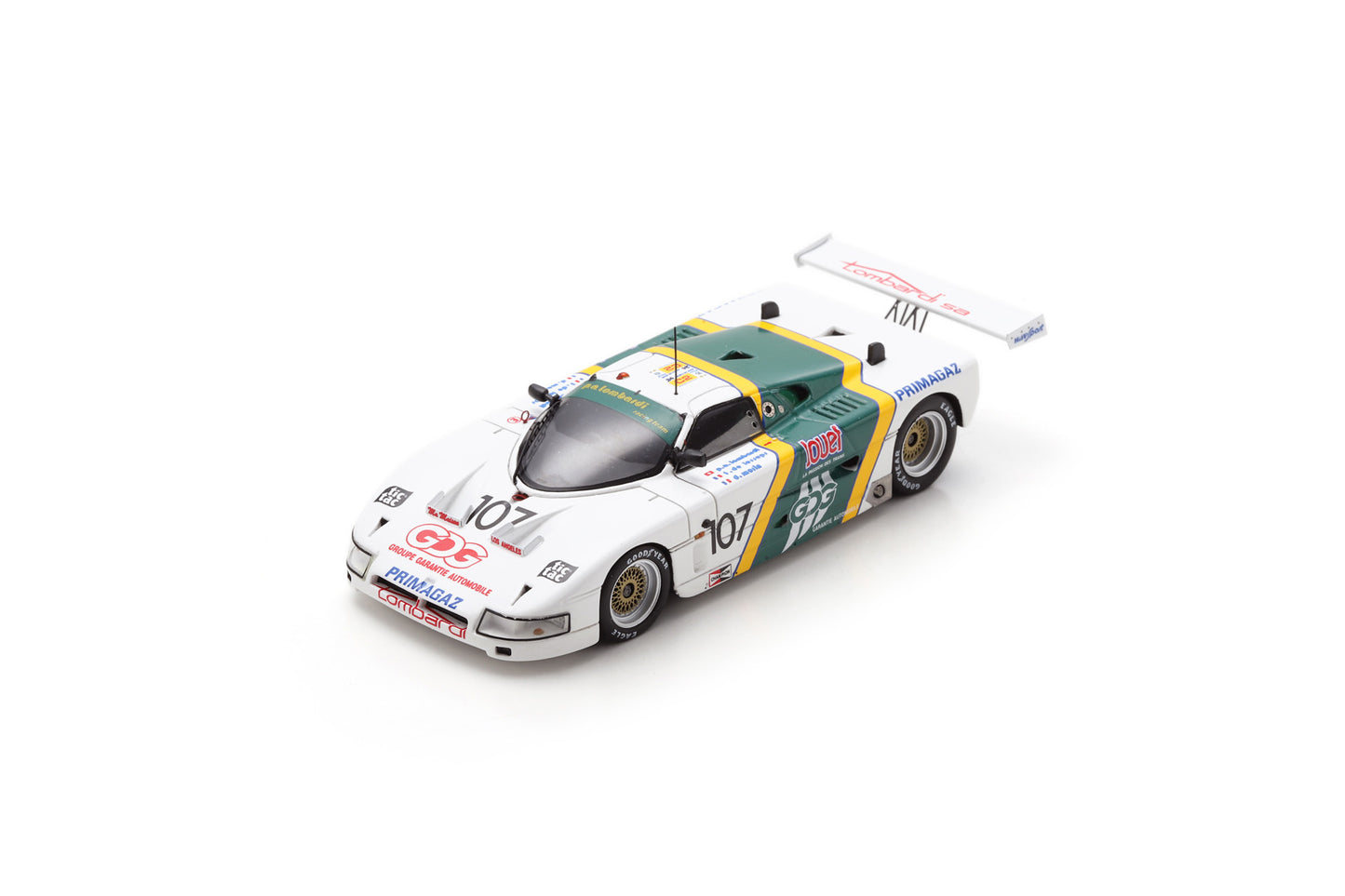 Spark S6816 1/43 Spice SE87C No.107 Le Mans 24H 1990 P-A. Lombardi - D. Morin - F. de Lesseps