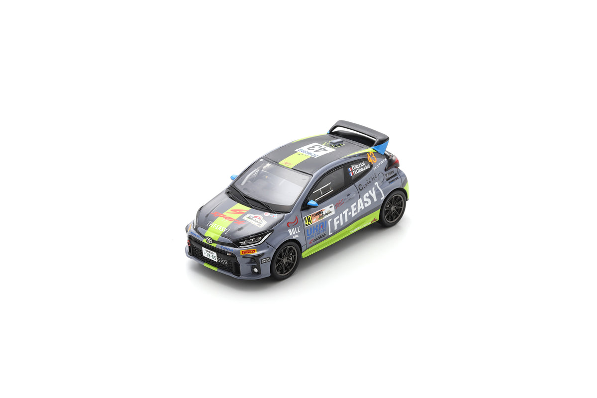 Spark S6887 1/43 TOYOTA GR Yaris No.43 Fit-Easy Spark Racing - All Japan Rally Championship Rally Japan 2024 D. Auriol - D. Giraudet