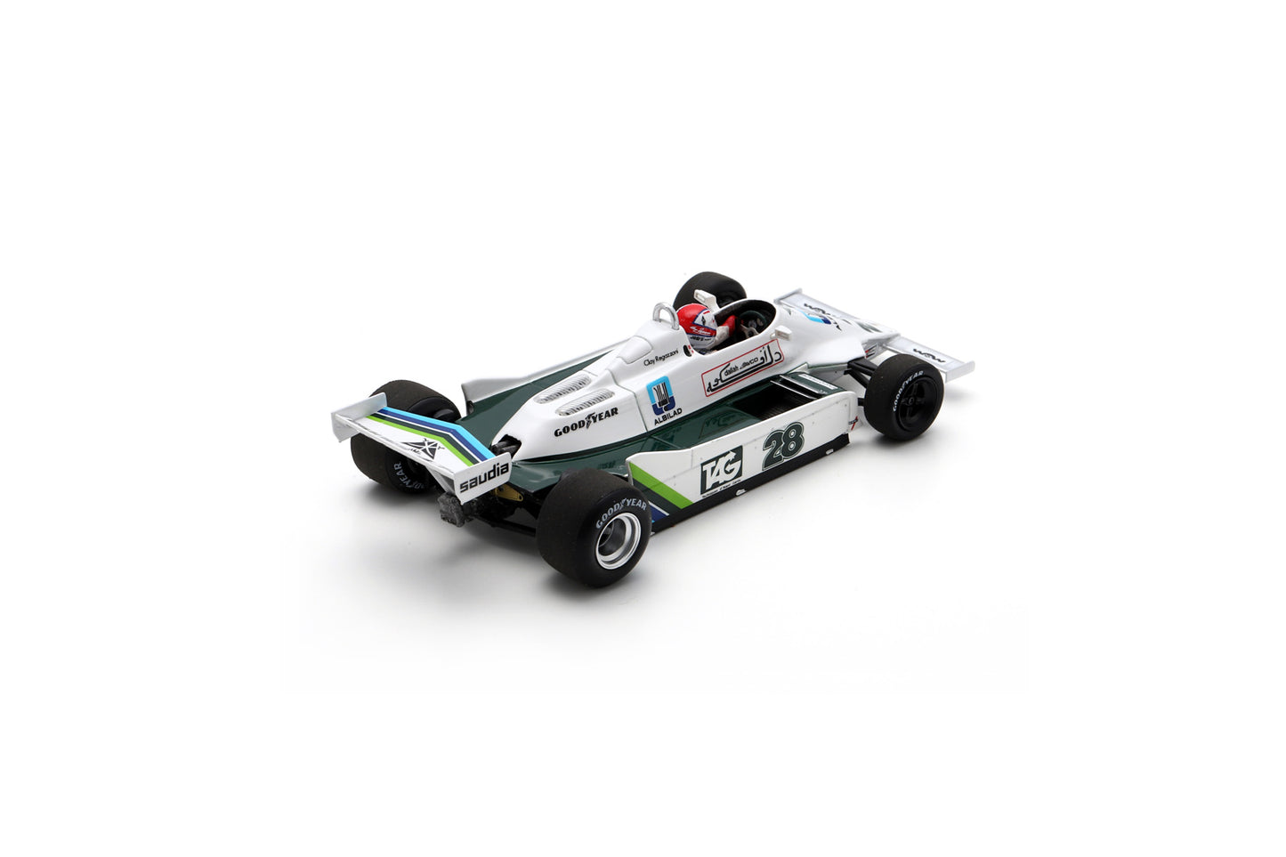 Spark S6990 1/43 Williams FW07 No.28 Winner British GP 1979 Clay Regazzoni