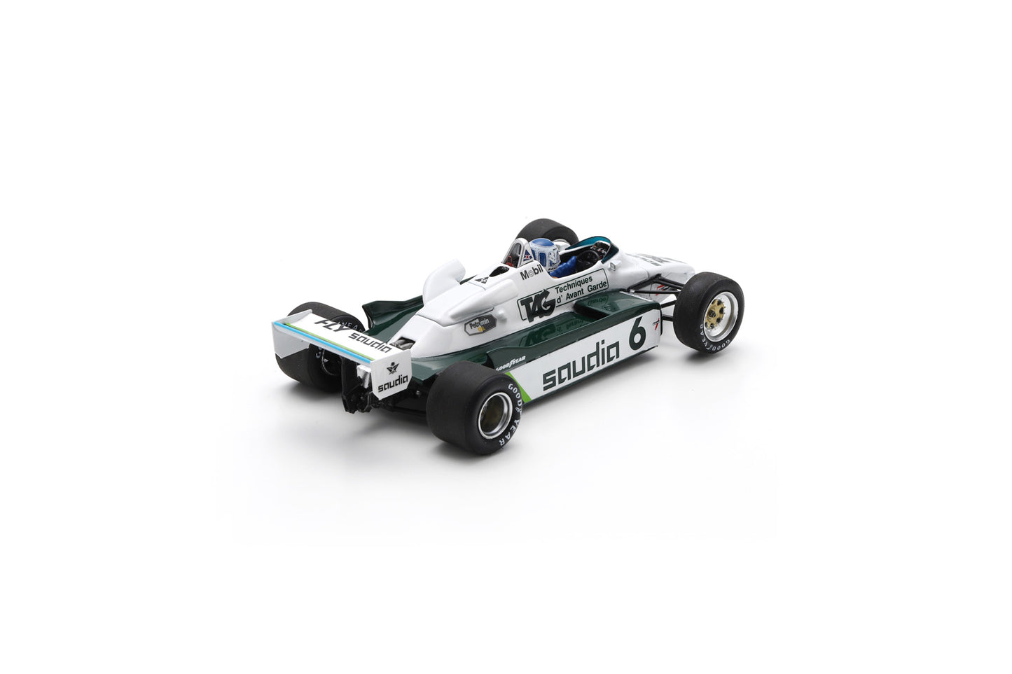 Spark S7499 1/43 Williams FW08 No.6 3rd German GP 1982 Keke Rosberg