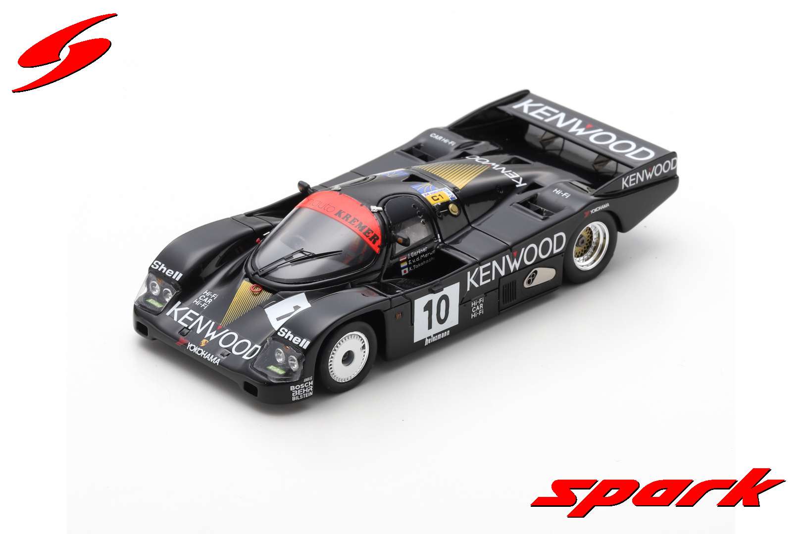 Spark S7509 1/43 Porsche 962 C No.10 24H Le Mans 1986 J. Gartner 