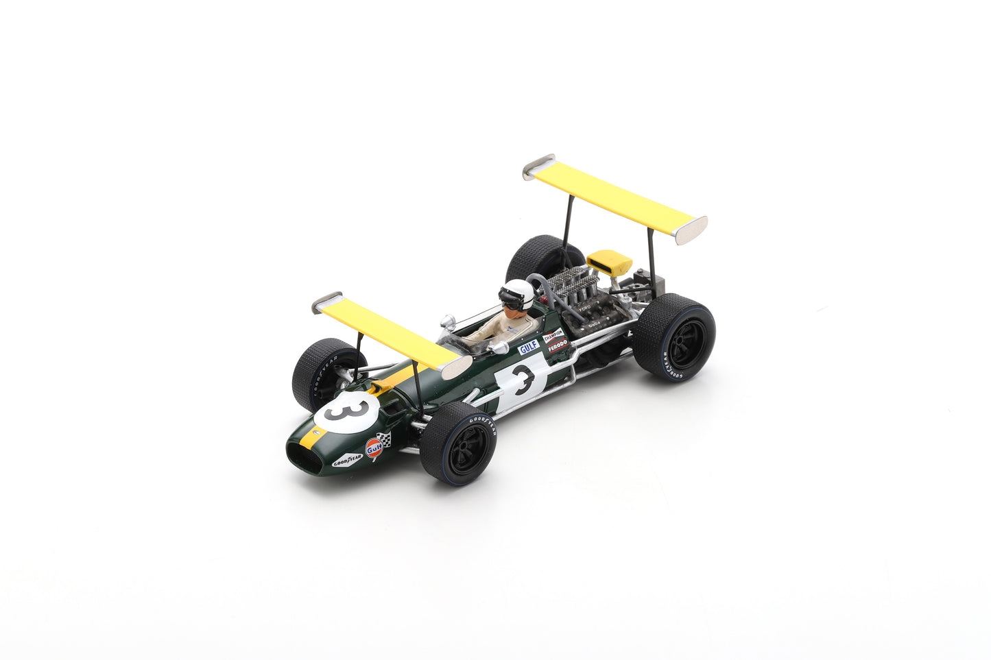Spark S8314 Brabham BT26A No.3 Spanish GP 1969 Jack Brabham