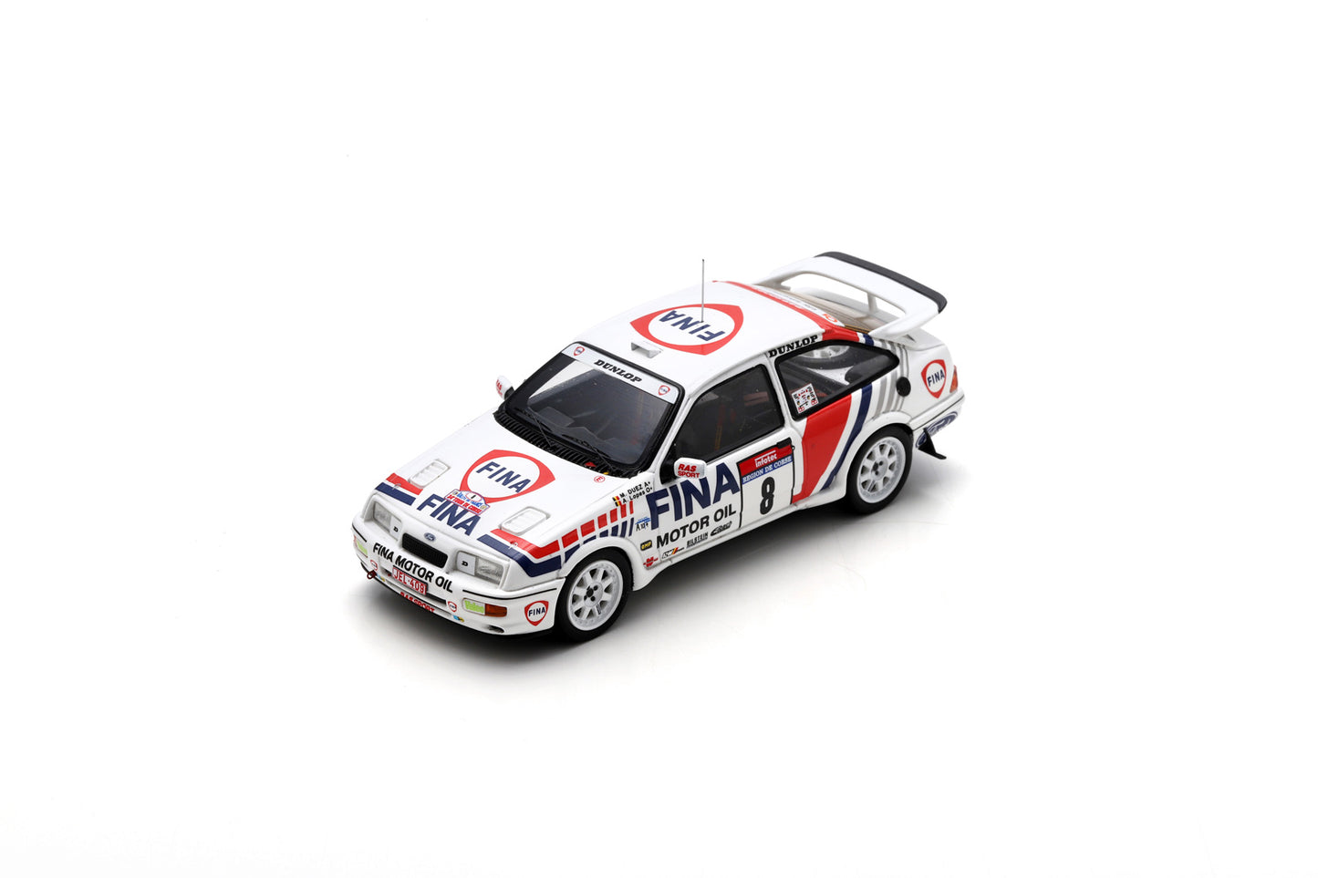 Spark S8710 1/43 Ford Sierra RS Cosworth No.8 Tour de Corse - Rally de France 1990 M. Duez - A. Lopes