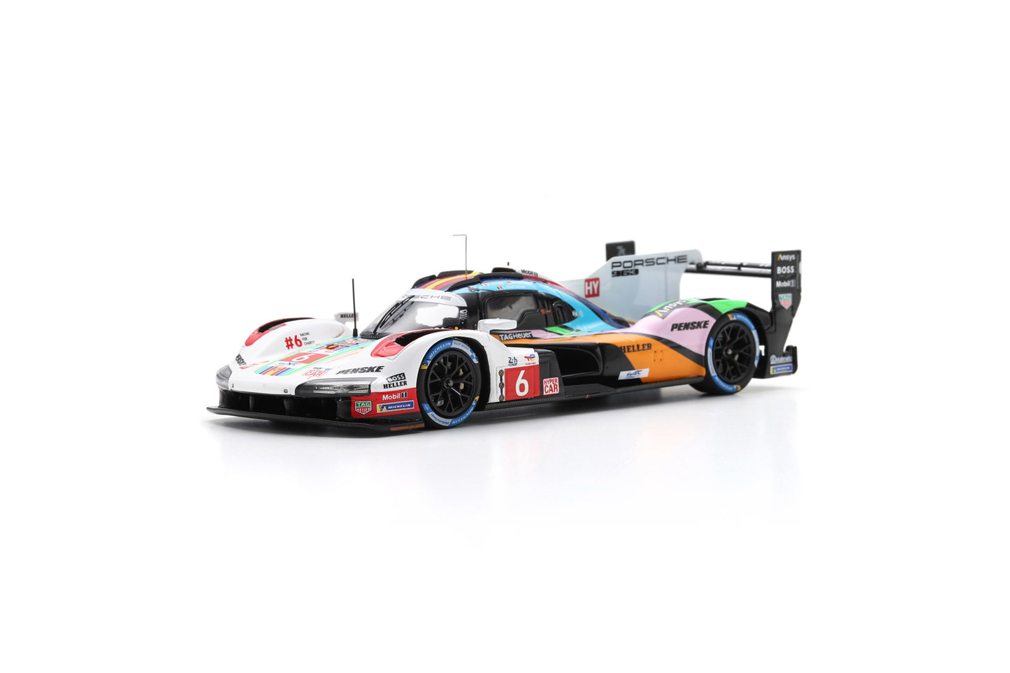 Spark S8724 1/43 Porsche 963 No.6 PORSCHE PENSKE MOTORSPORT Le Mans 24H 2023 K. Estre - A. Lotterer - L. Vanthoor