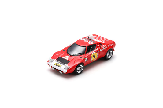 Spark S9071 1/43 Lancia Stratos HF No.1 Rally Costa Del Sol 1972 S. Munari - M. Mannucci