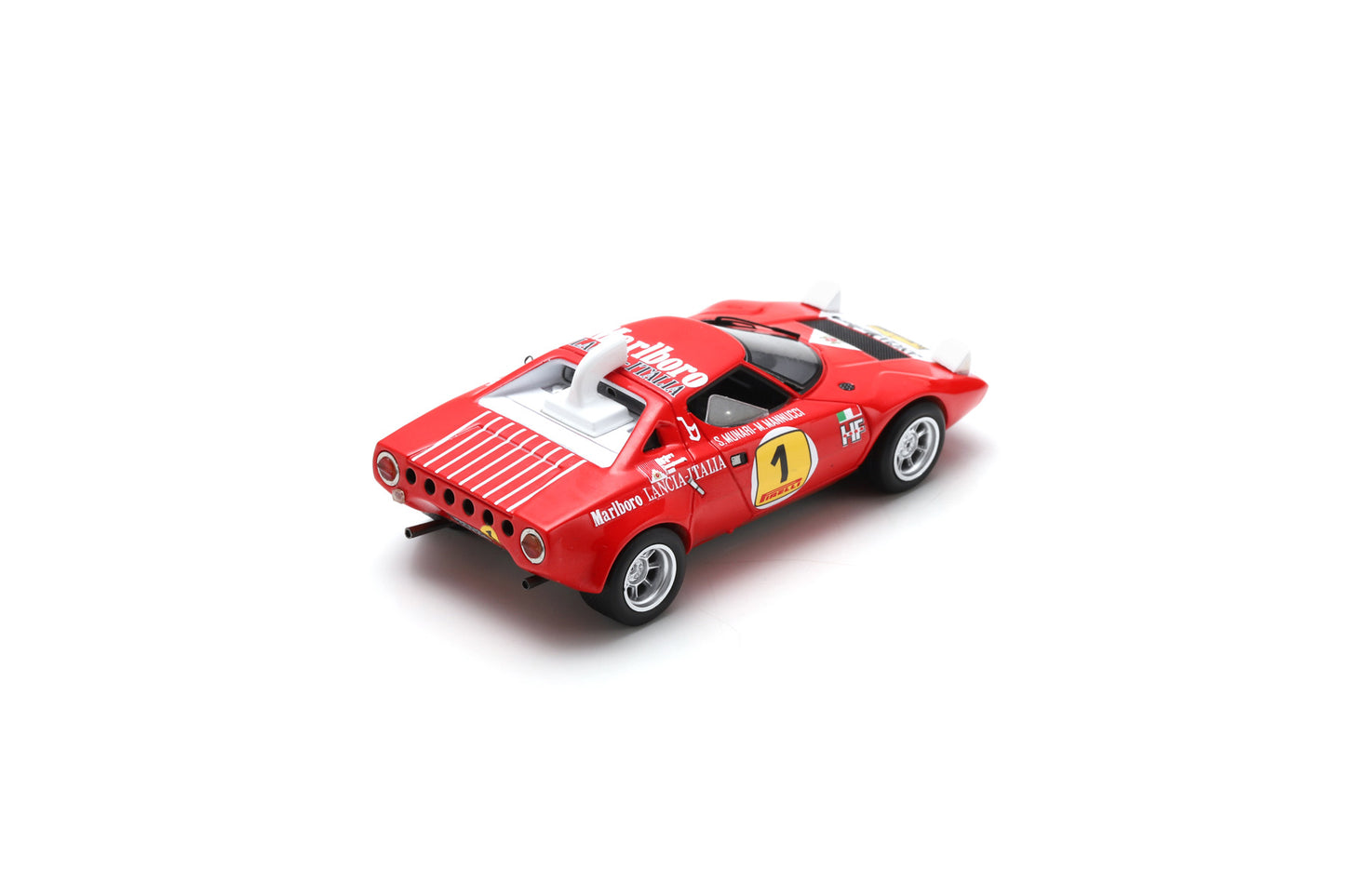 Spark S9071 1/43 Lancia Stratos HF No.1 Rally Costa Del Sol 1972 S. Munari - M. Mannucci