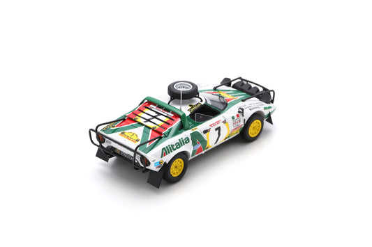 Spark S9091 1/43 Lancia Stratos HF No.7 3rd Safari Rally 1977 S. Munari - P. Sodano