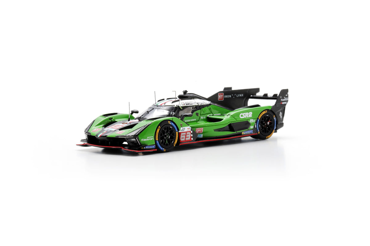 Spark S9125 1/43 Lamborghini SC63 No.63 LAMBORGHINI IRON LYNX 10th Le Mans 24H 2024 M. Bortolotti - D. Kvyat - E. Mortara