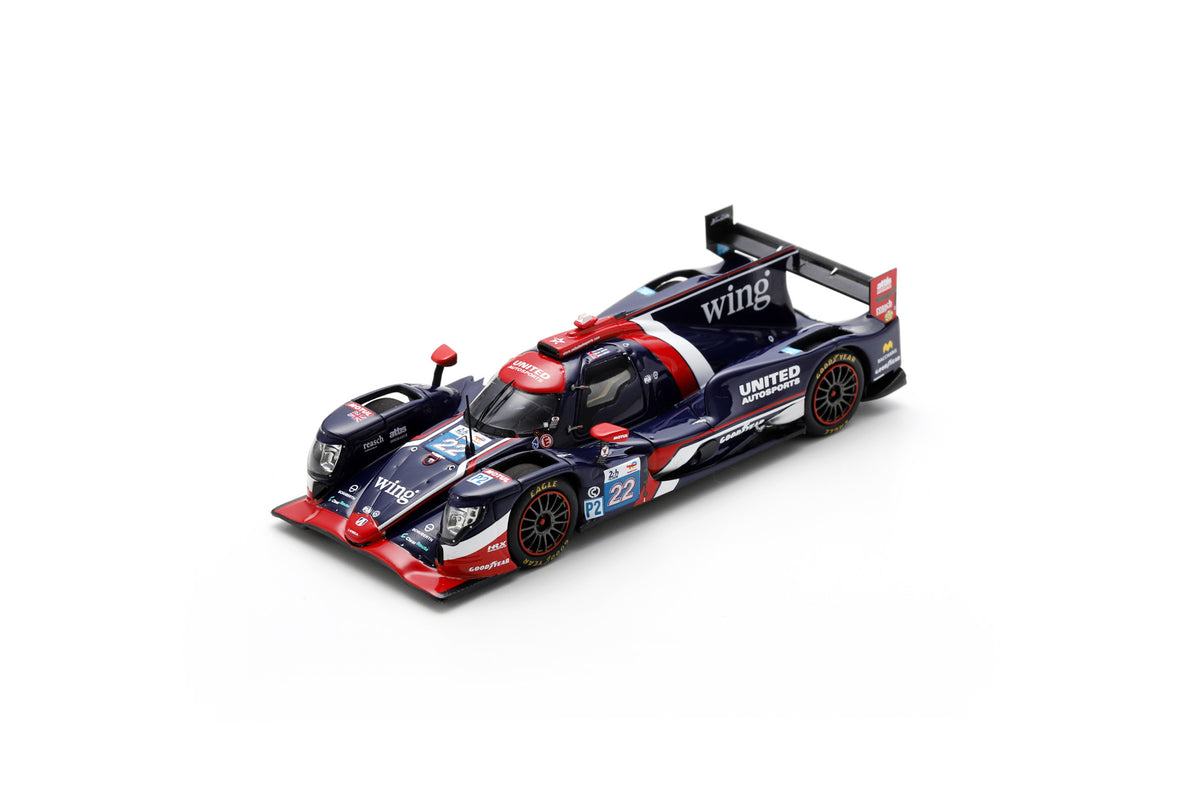 Spark S9133 1/43 Oreca 07 - Gibson No.22 UNITED AUTOSPORTS Winner LMP2 class Le Mans 24H 2024 O. Jarvis - B. Garg - N. Siegel