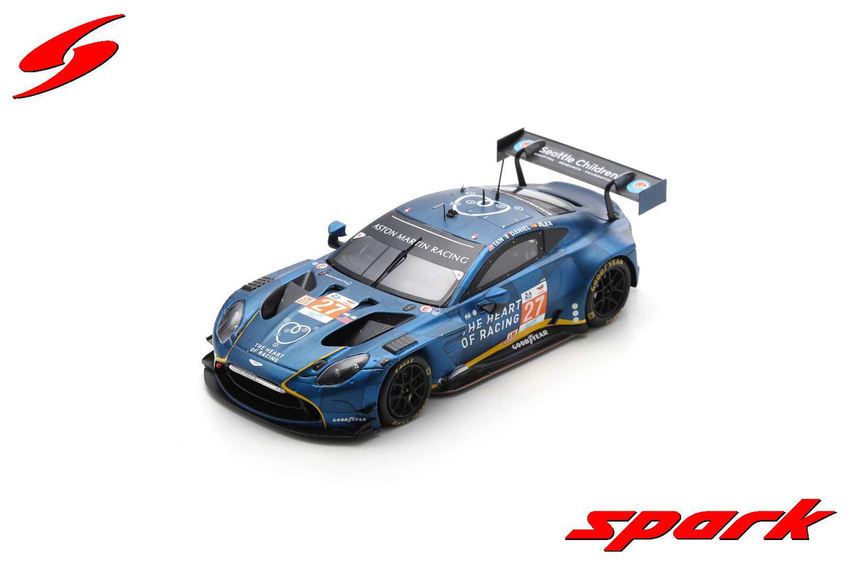 Spark S9146 1/43 Aston Martin Vantage AMR GT3 No.27 HEART OF RACING TEAM Le Mans 24H 2024 I. James - D. Mancinelli - A. Riberas