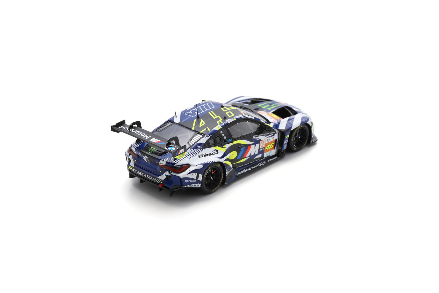 Spark S9149 1/43 BMW M4 GT3 No.46 Team WRT Le Mans 24H 2024 V. Rossi - A. Al Marthy - M. Martin