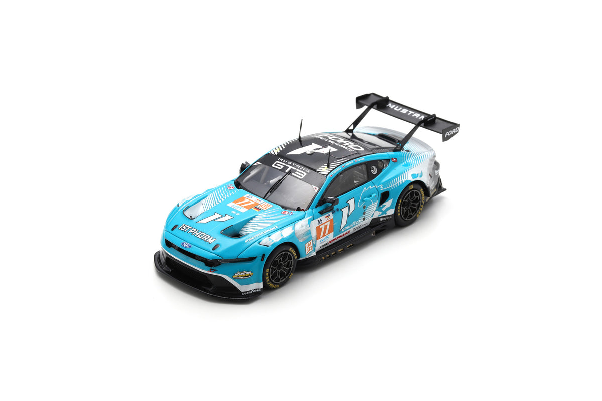 Spark S9153 1/43 Ford Mustang GT3 No.77 PROTON COMPETITION Le Mans 24H 2024 B. Barker - R. Hardwick - Z. Robichon