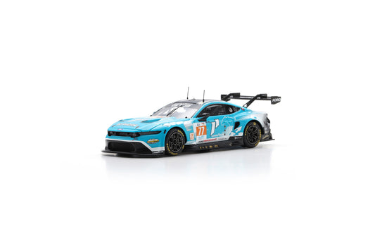 【2025年5月発売予定】Spark S9153 1/43 Ford Mustang GT3 No.77 PROTON COMPETITION Le Mans 24H 2024 B. Barker - R. Hardwick - Z. Robichon
