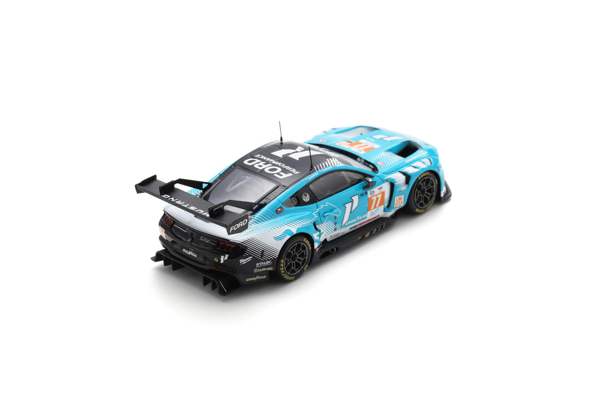 Spark S9153 1/43 Ford Mustang GT3 No.77 PROTON COMPETITION Le Mans 24H 2024 B. Barker - R. Hardwick - Z. Robichon
