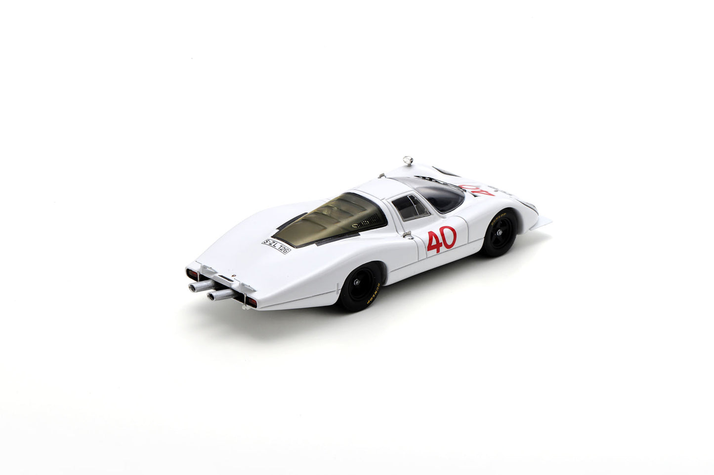 Spark S9240 1/43 Porsche 907LH No.40 Test Days Le Mans 1967