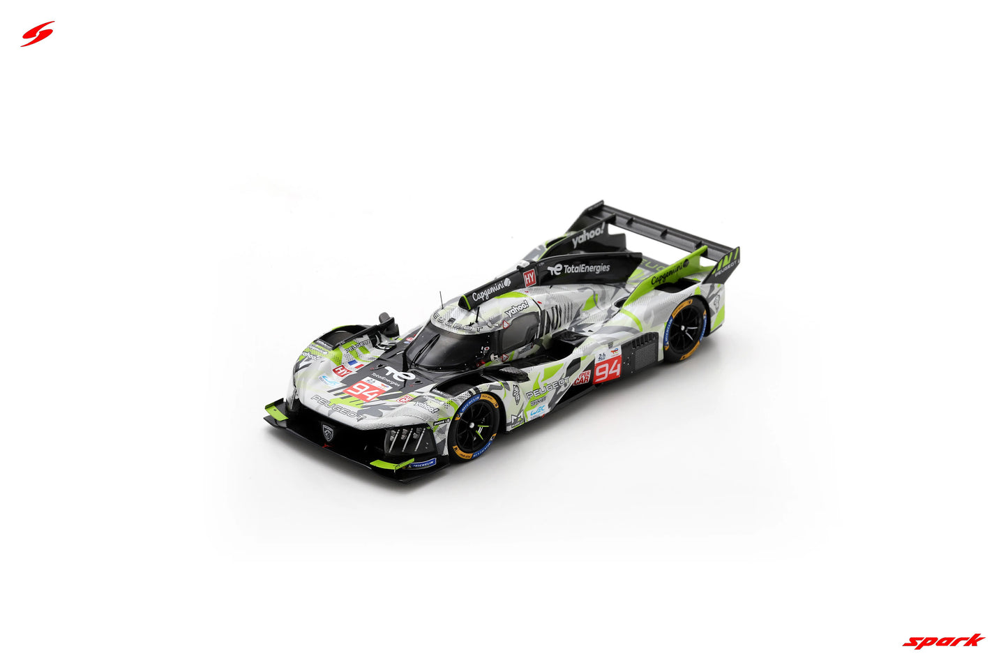 Spark S9268 1/43 Peugeot 9X8 No.94 PEUGEOT TOTALENERGIES Le Mans 24H 2025 L. Duval - M. Jakobsen - S. Vandoorne