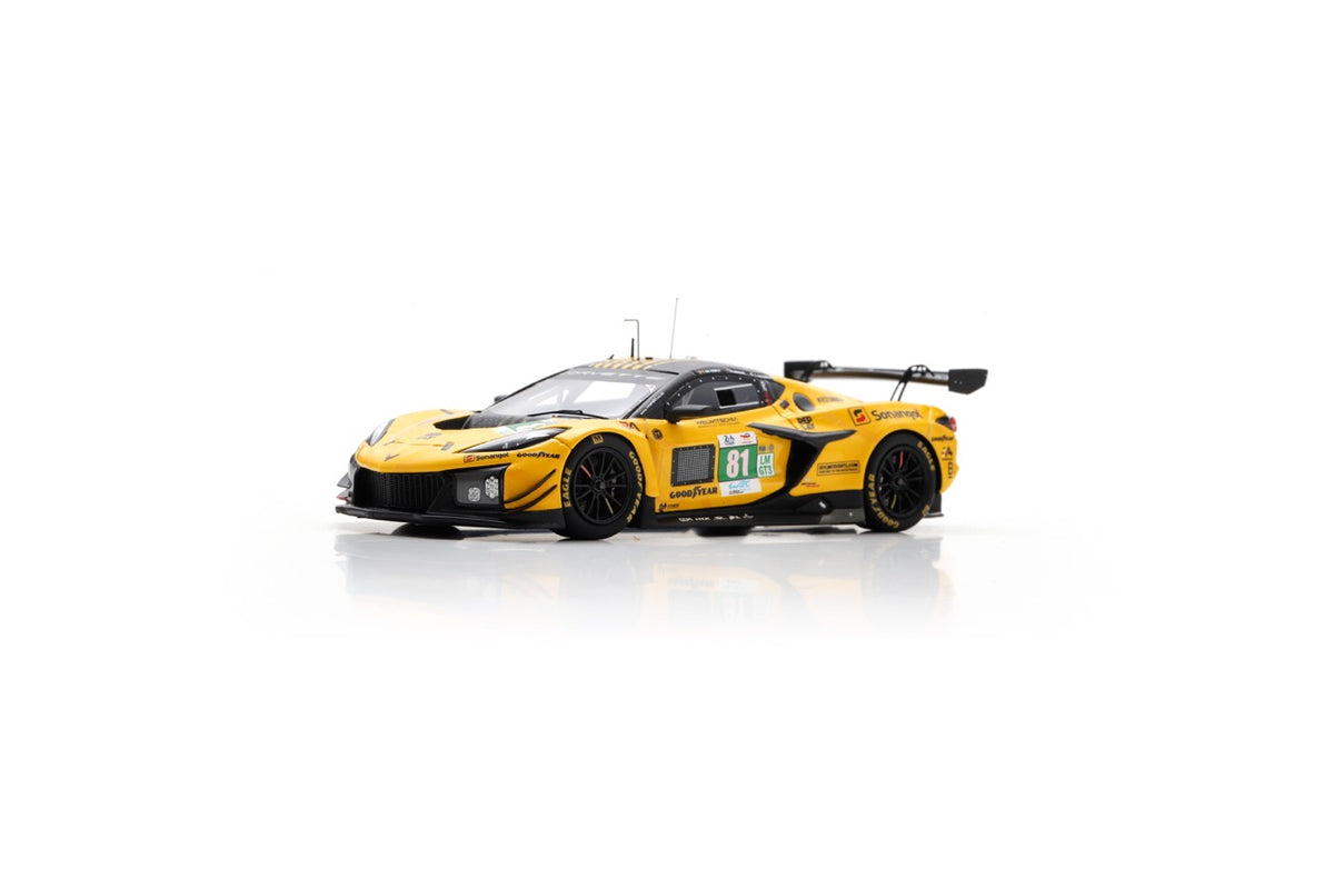 Spark S9301 1/43 Corvette Z06 LMGT3.R No.81 TF SPORT 3rd LMGT3 class Le Mans 24H 2025 T. Van Rompuy - R. Andrade - C. Eastwood