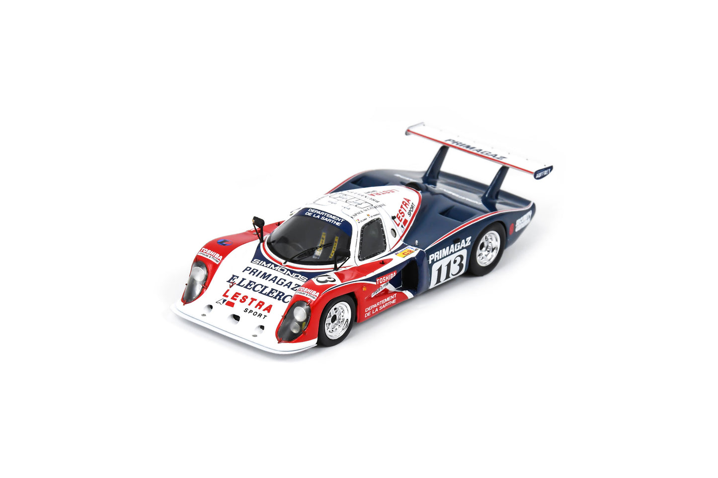 Spark S9505 1/43 Cougar C12 No.113 Le Mans 24H 1988 M. Cohen-Olivar - P. de Radigues