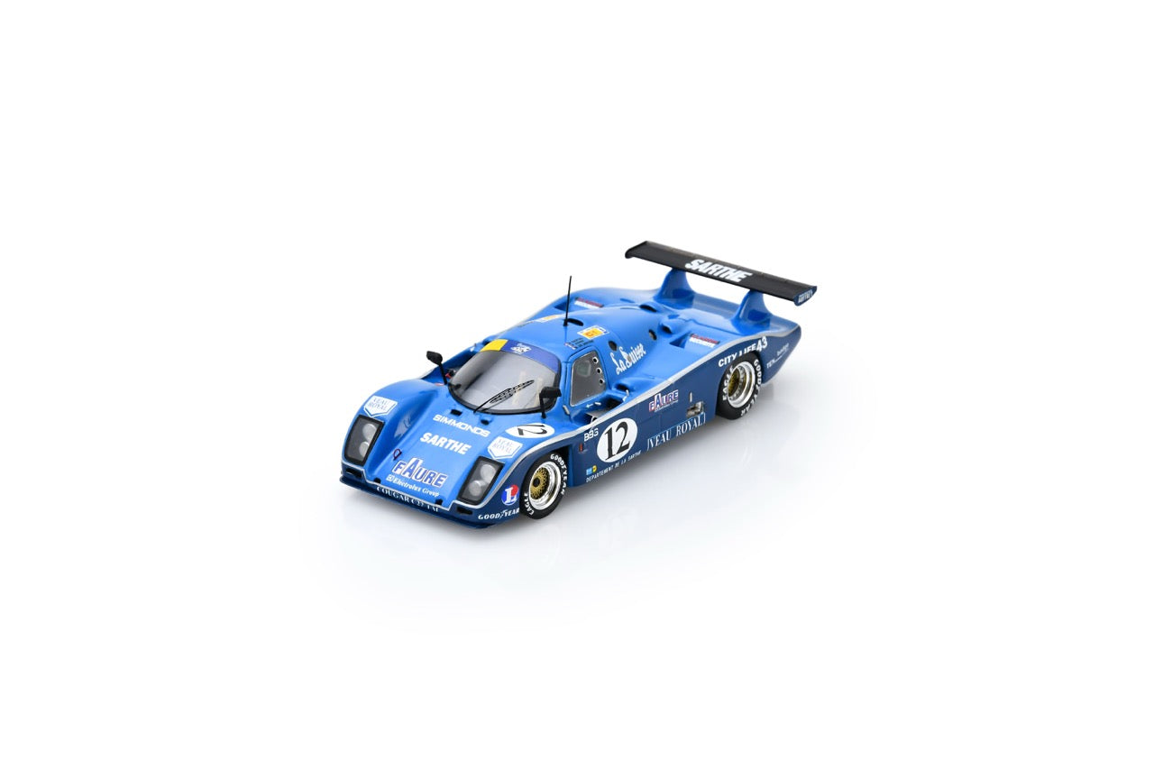 【2026年6月発売予定】 Spark S9509 1/43 Cougar C22 No.12 Le Mans 24H 1989
B. Santal - P. Gonin - B. de Dryver