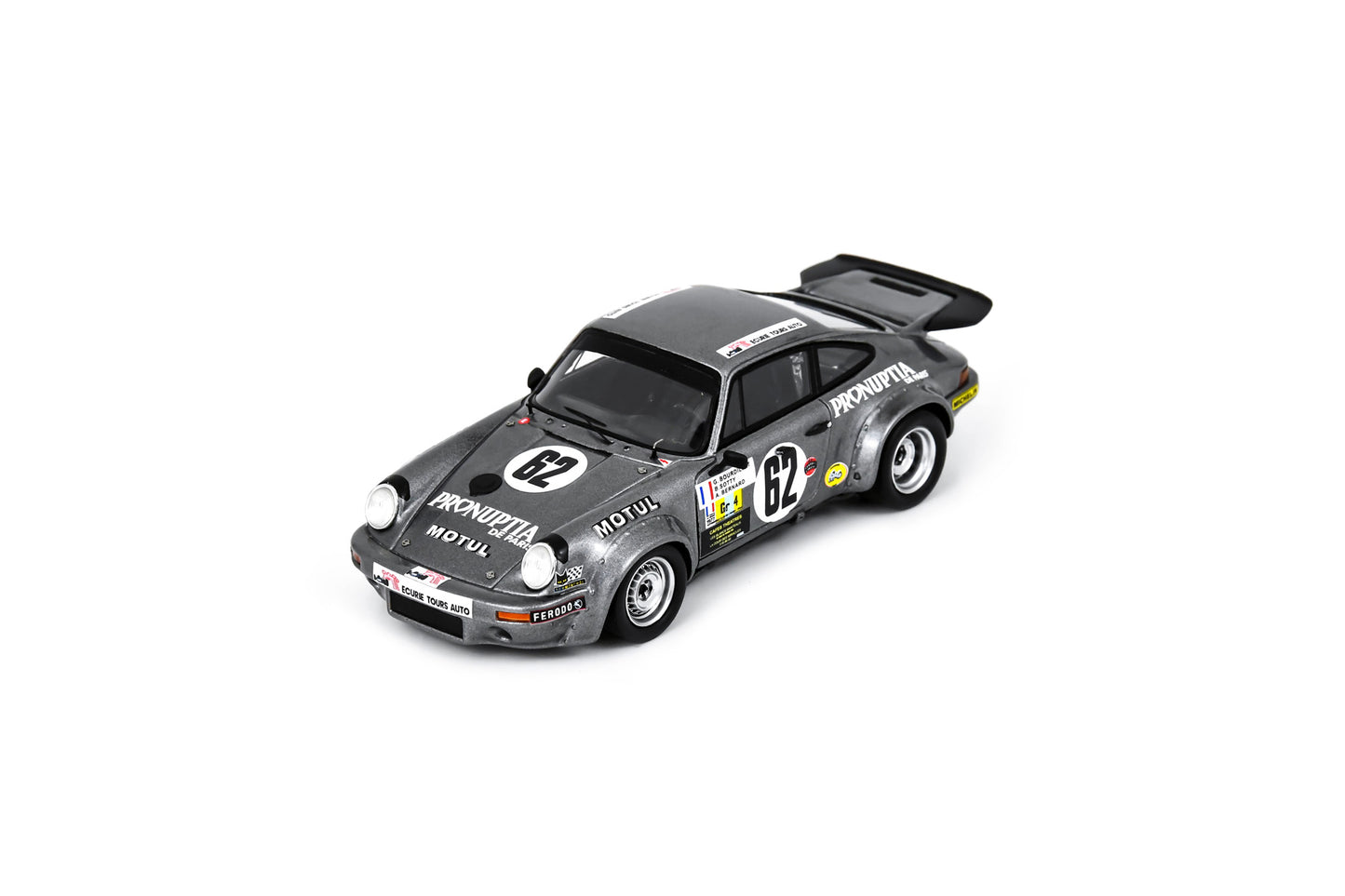 Spark S9834 1/43 Porsche 911 Carrera No.62 Le Mans 24H 1977 G. Bourdillat - B.Sotty - A. Bernard