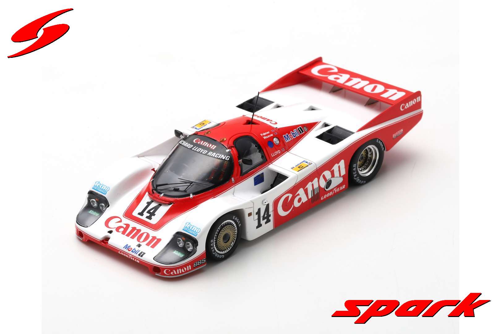 Spark S9864 1/43 Porsche 956 No.14 2nd 24H Le Mans 1985 J. Palmer 