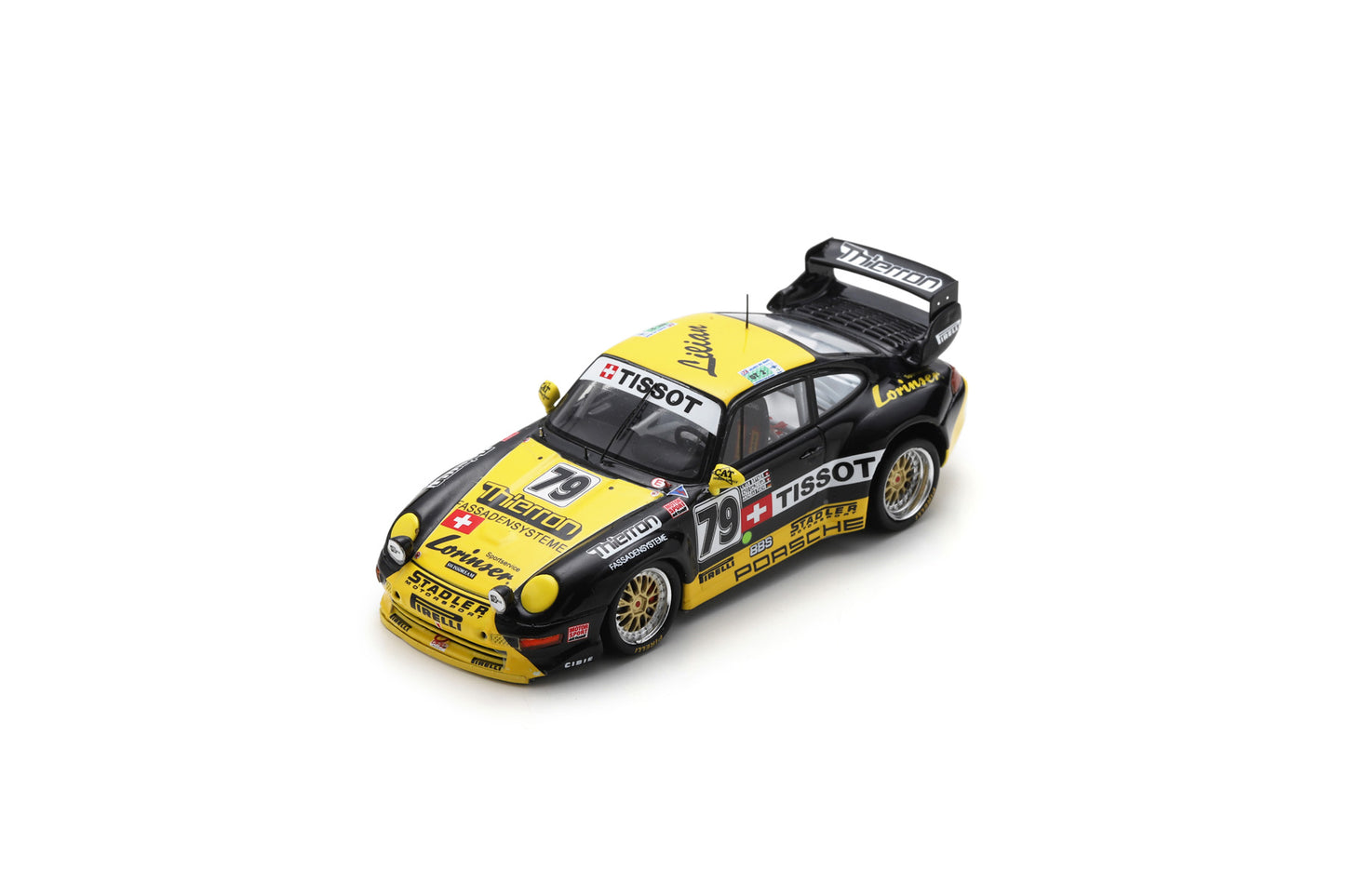 Spark S9899 1/43 Porsche GT2 No.79 Le Mans 24H 1995 A. Fuchs - L. Bryner - E. Calderari