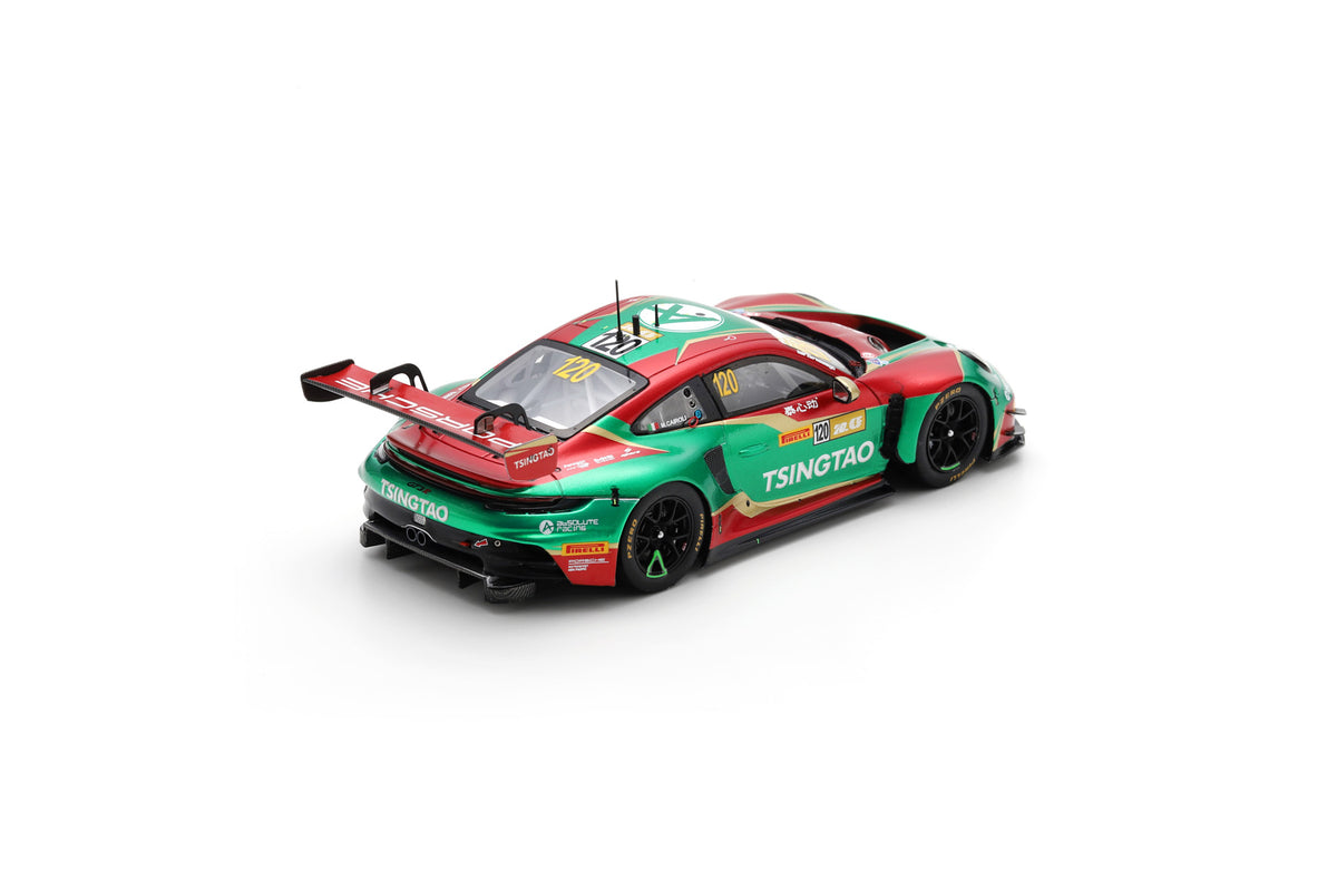 Spark SA287 1/43 Porsche 911 GT3 R (992) No.120 ABSOLUTE RACING FIA GT World Cup Macau 2023 Matteo Cairoli