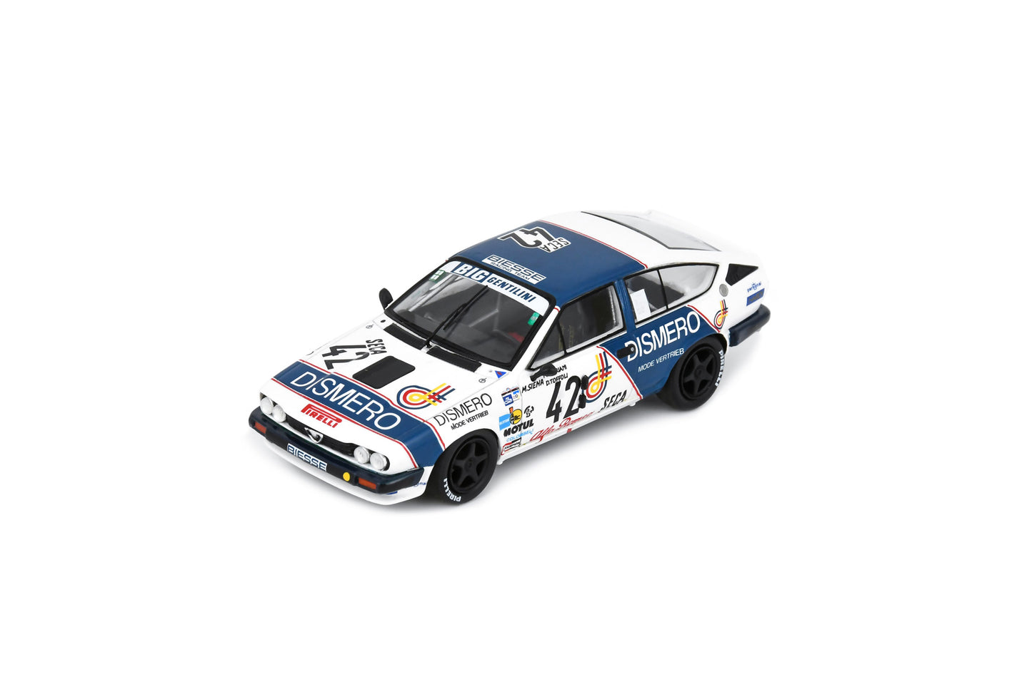 Spark SB425 1/43 Alfa Romeo GTV 6 No.42 24H Spa 1984 M. Cipriani - D. Toffoli - M. Siena