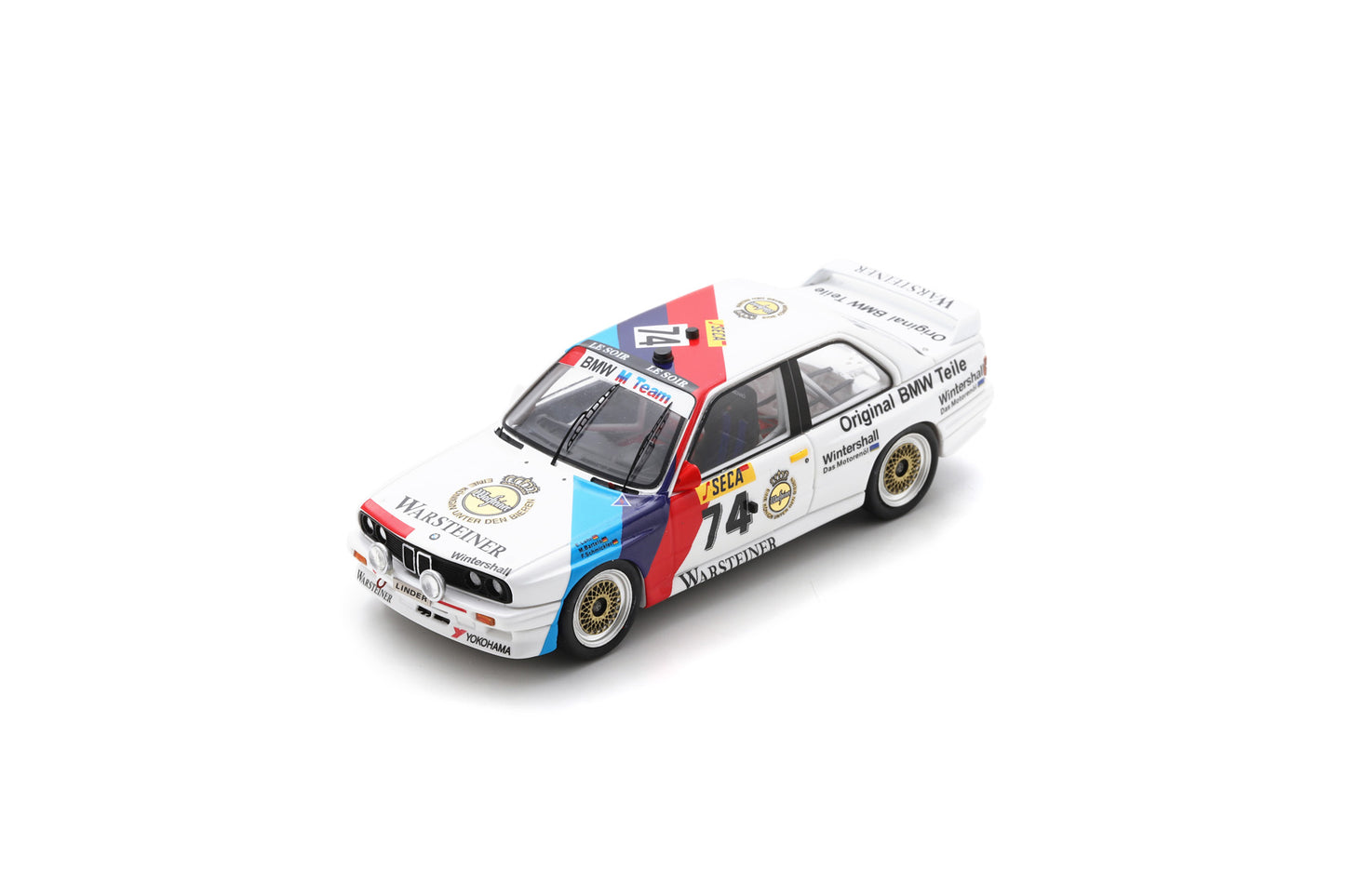 Spark SB495 1/43 BMW E30 M3 No.74 7th 24H Spa ETCC 1988 E. Lohr - F. Schmickler - M. Bartels