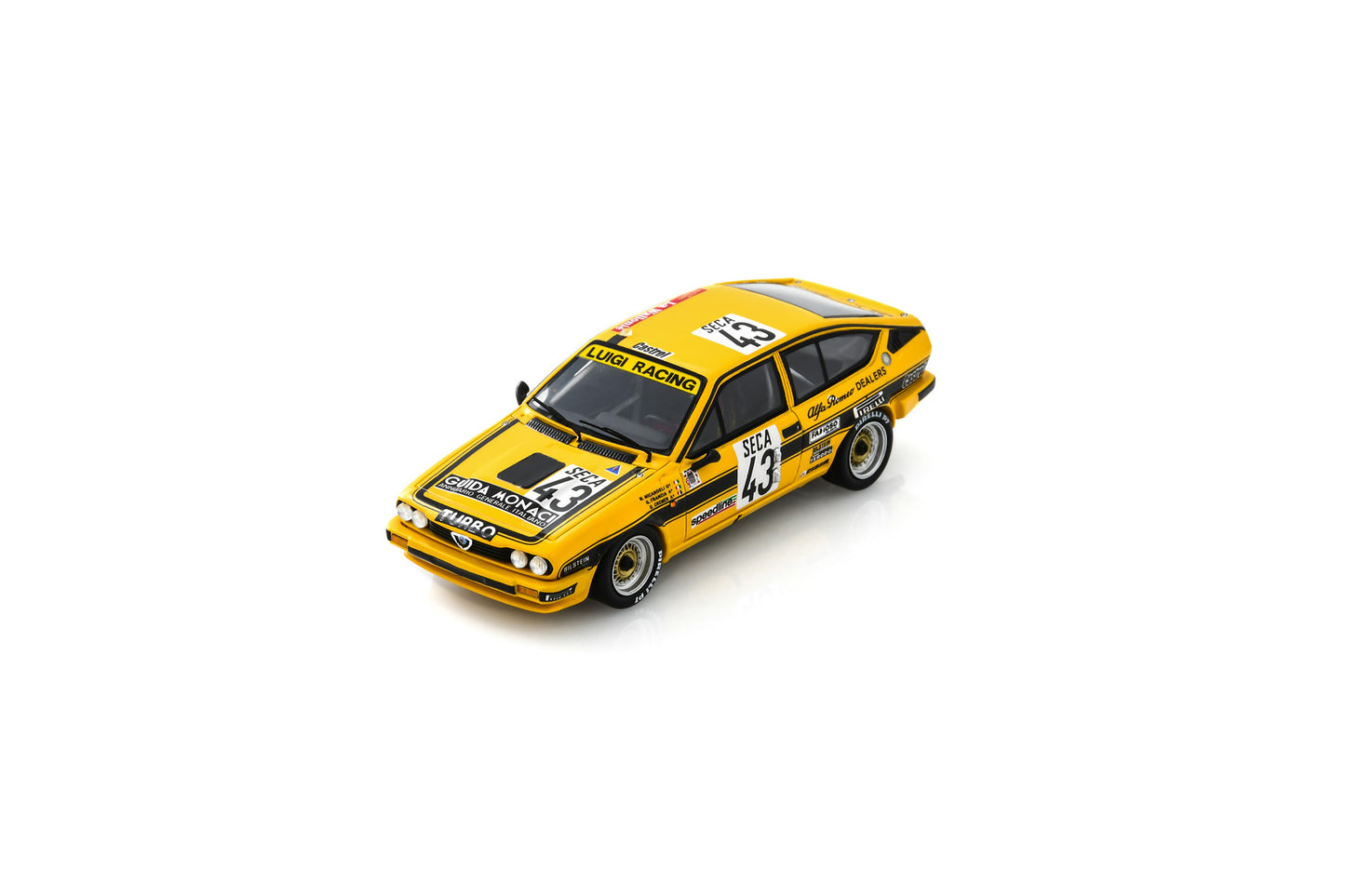 【2026年3月以降発売予定】 Spark SB540 1/43 Alfa Romeo GTV 6 No.43 Spa 24H 1982
M. Micangeli - G. Francia - G. Cremer