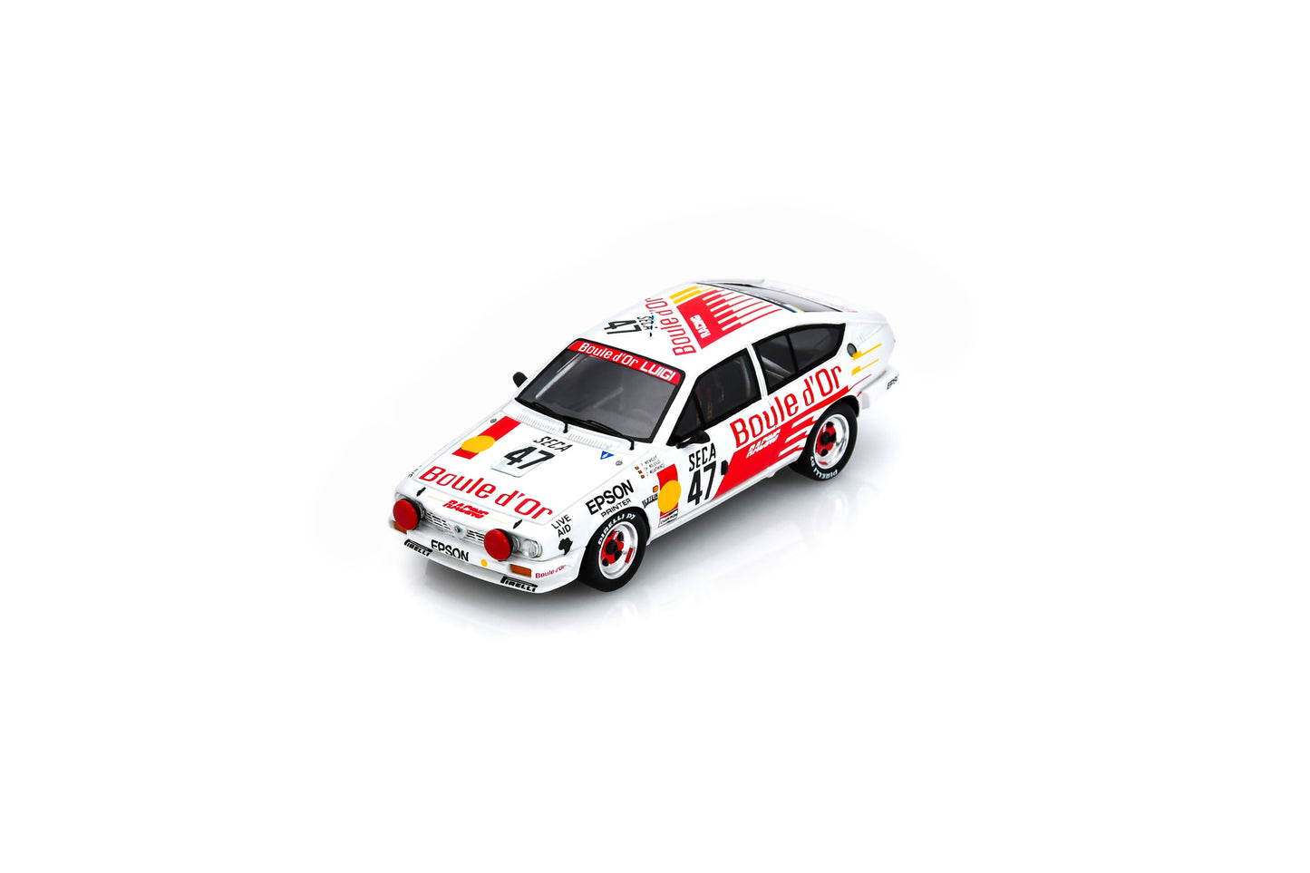 【2026年4月以降発売予定】 Spark SB555 1/43 Alfa Romeo GTV6 No.47 Spa 24H 1985
P. Meirelles - C. Melville - J. Moutinho