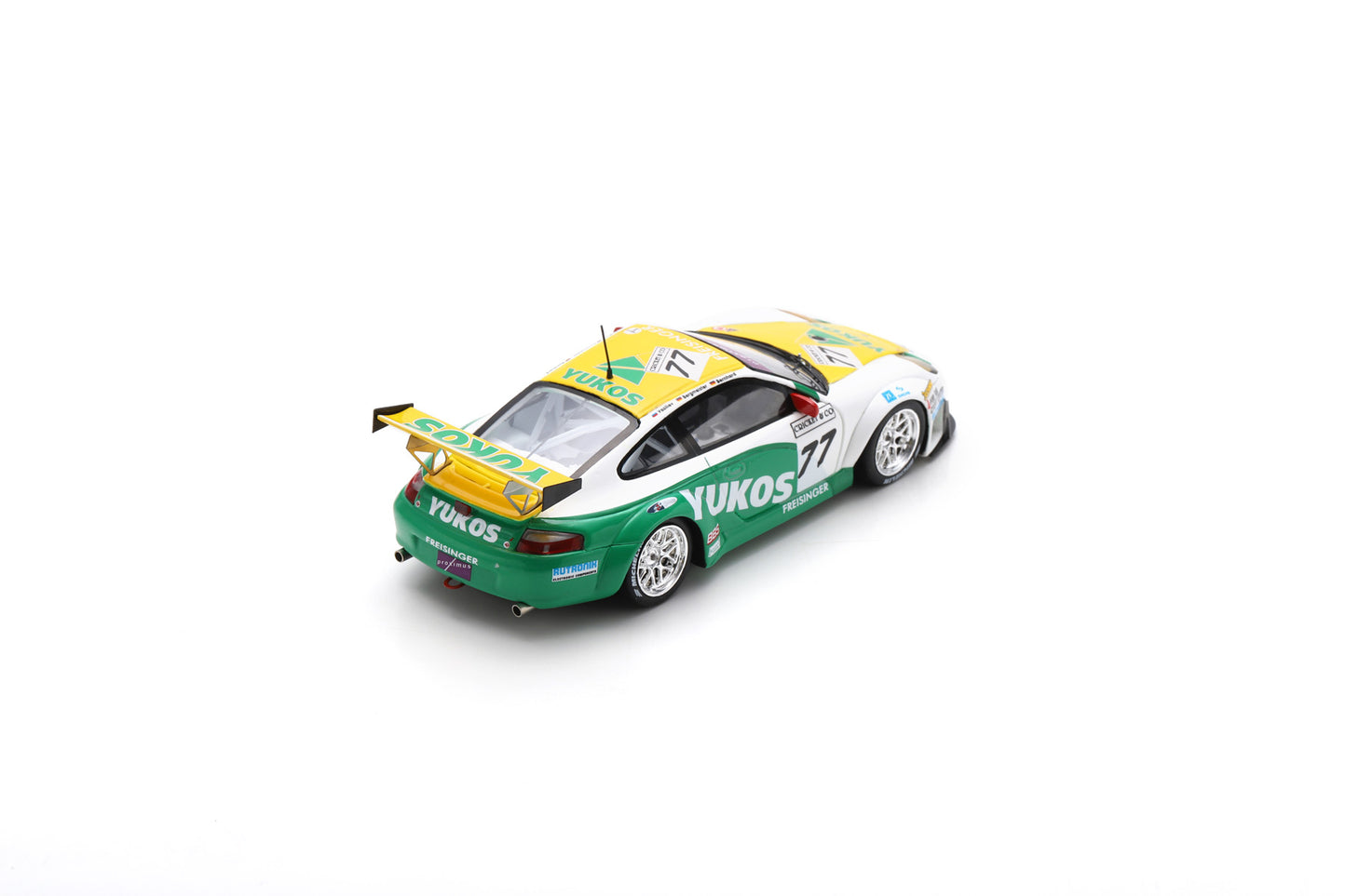 【2024年10月以降発売予定】 Spark SB585 1/43 Porsche 996 GT3 RSR No.77 4th 24H Spa 2004 A. Vasiliev - T. Bernhard - J. Bergmeister