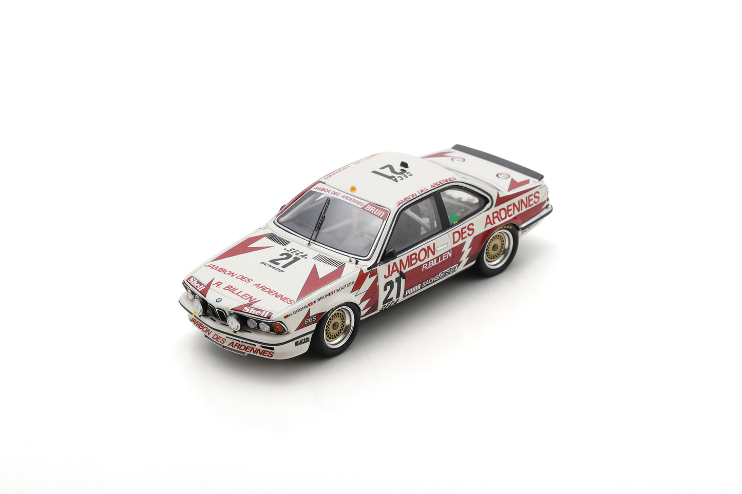Spark SB662 1/43 BMW 635 Csi No.21 24H Spa 1985 W. Brun - Th. Boutsen - H. Grohs