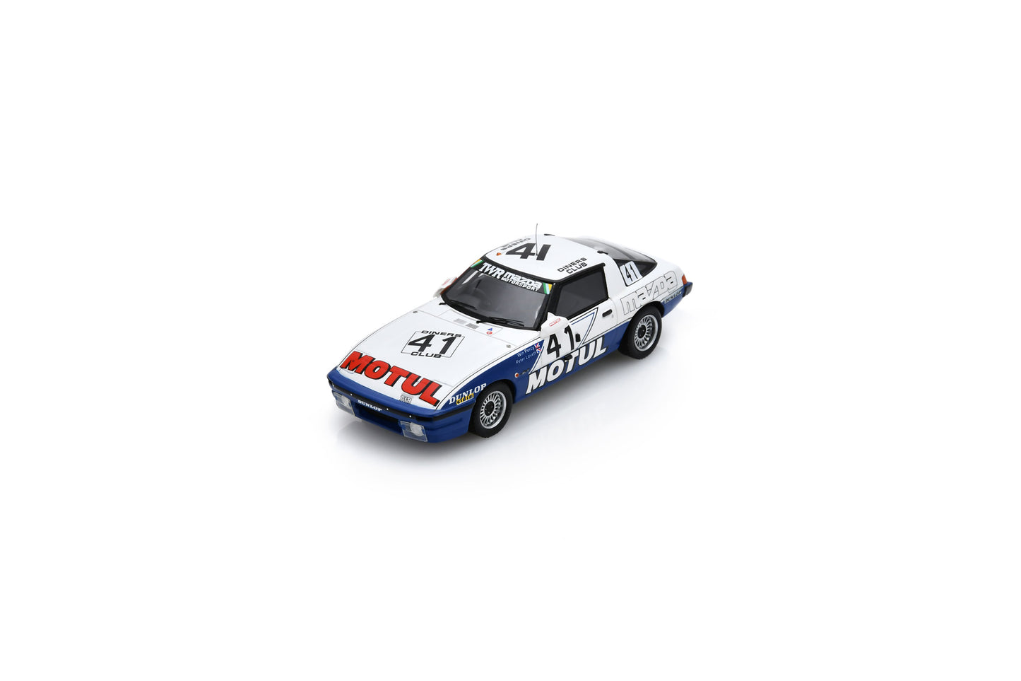 【2026年4月以降発売予定】 Spark SB696 1/43 Mazda RX-7 TWR No.41 Spa 24H 1981
W. Percy - P. Lovett