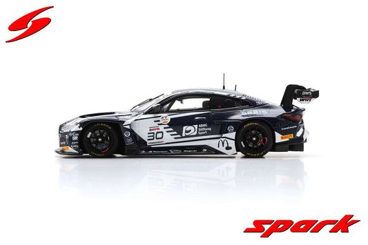 Spark SB709 1/43 BMW M4 GT3 No.30 Team WRT 2nd Gold Cup 24H Spa 2023 J-B. Simmenauer - C. Williams - N. Krütten