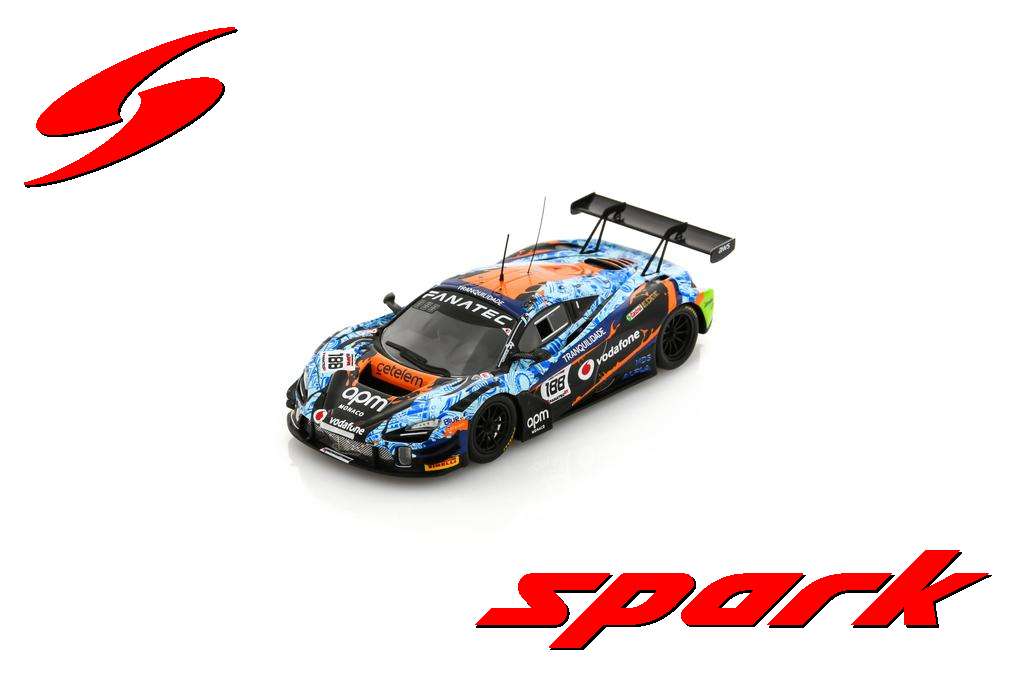 Spark SB719 1/43 McLaren 720S GT3 EVO No.188 Garage 59 24H Spa