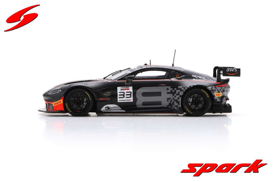 Spark SB722 1/43 Aston Martin Vantage AMR GT3 No.33 Bullitt Racing 24H Spa 2023 J. Kingsley - J. Riegel - R. Leroux - R. del Sarte