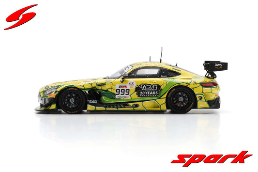 Spark SB729 1/43 Mercedes-AMG GT3 No.999 Mercedes-AMG Team GruppeM Racing 24H Spa 2023 M. Engel - M. Grenier - D. Juncadella