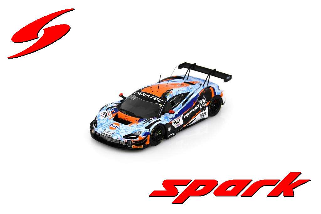 Spark SB788 1/43 McLaren 720S GT3 EVO No.159 Garage 59 24H Spa