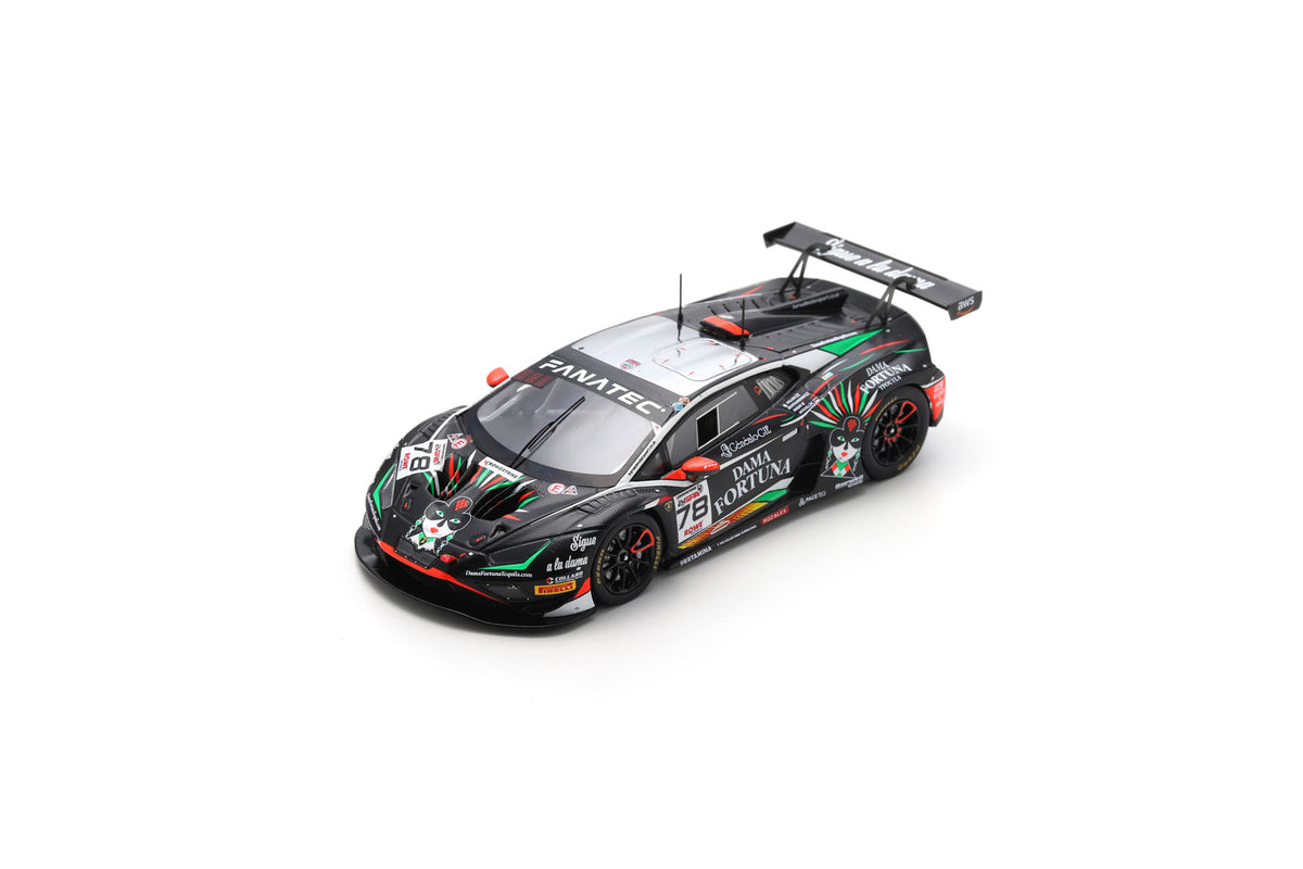 Spark SB810 1/43 Lamborghini Huracán GT3 EVO 2 No.78 Barwell Motorsport 24H Spa 2024 T. Bechtolsheimer – A. Doquin – R. Collard – S. Mitchell