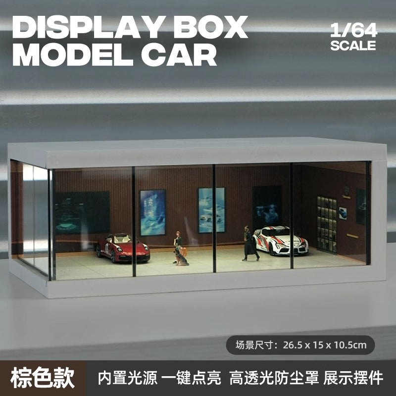 【2026年7月以降発売予定】 収蔵家 SCJ423A 1/64 会社前駐車場 A ブラウン・ライト付