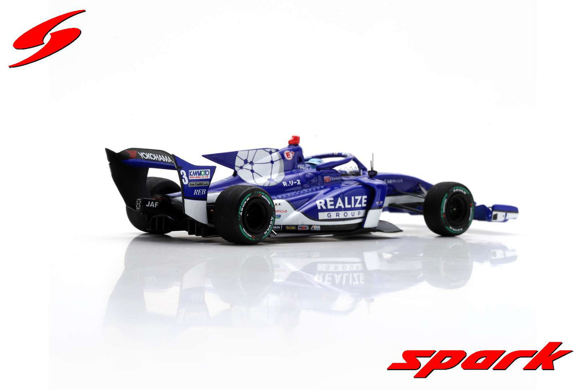Spark SFJ003 1/43 REALIZE Corporation KONDO SF23 No.3 KONDO RACING TRD 01F Super Formula 2023Kenta Yamashita