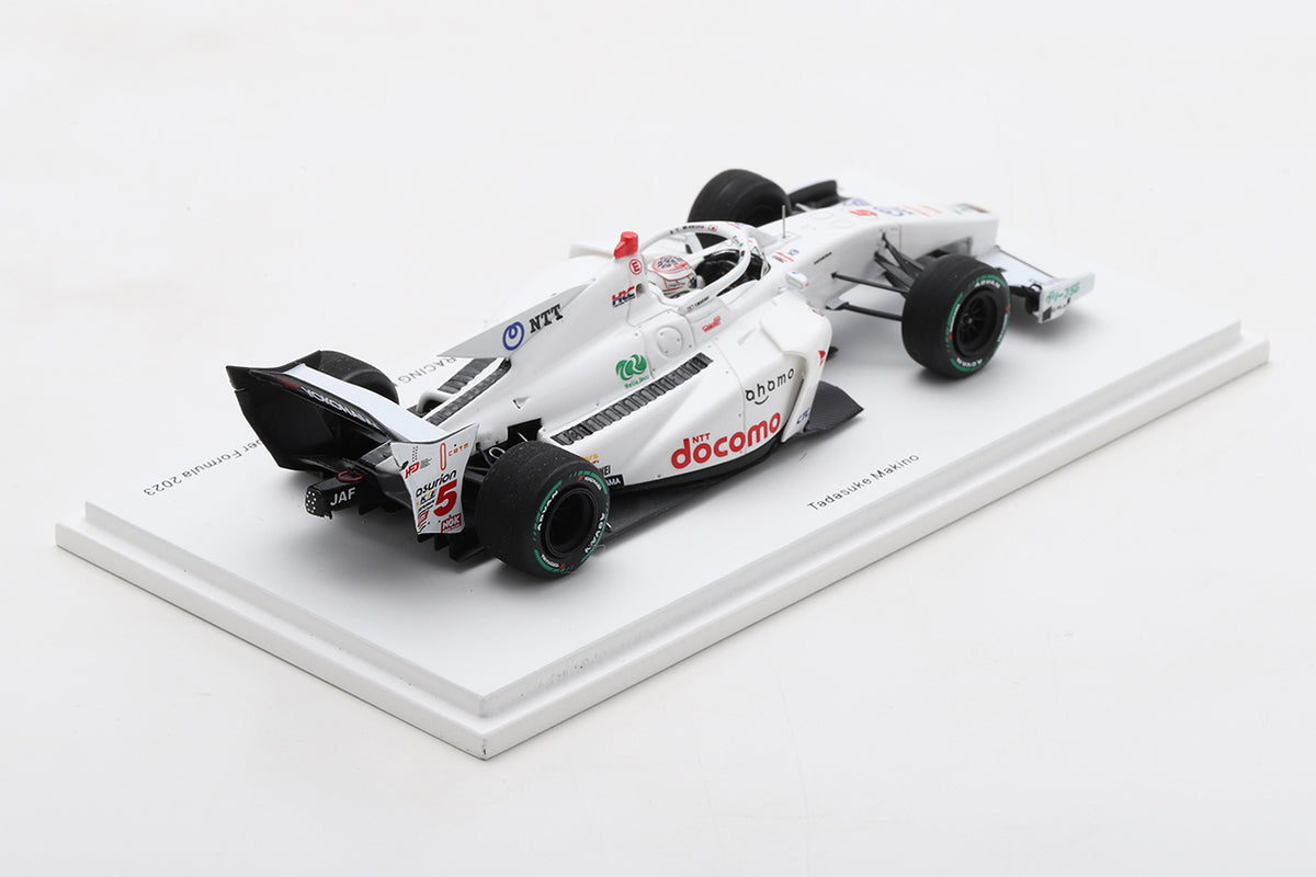 Spark SFJ005 1/43 DOCOMO TEAM DANDELION SF23 No.5 DOCOMO TEAM DANDELION RACING M-TEC HR-417E Super Formula 2023 Tadasuke Makino