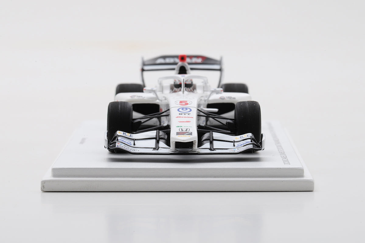 Spark SFJ005 1/43 DOCOMO TEAM DANDELION SF23 No.5 DOCOMO TEAM DANDELION RACING M-TEC HR-417E Super Formula 2023 Tadasuke Makino