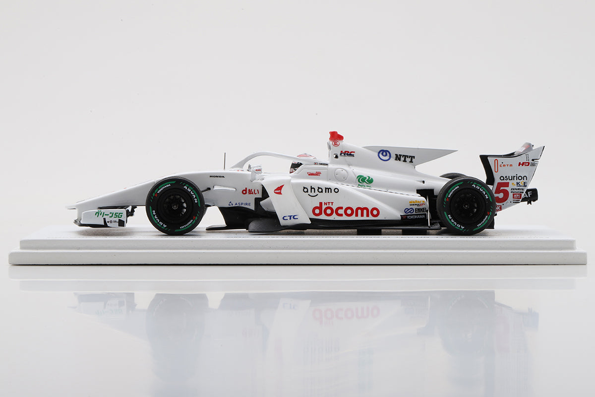 Spark SFJ005 1/43 DOCOMO TEAM DANDELION SF23 No.5 DOCOMO TEAM DANDELION RACING M-TEC HR-417E Super Formula 2023 Tadasuke Makino