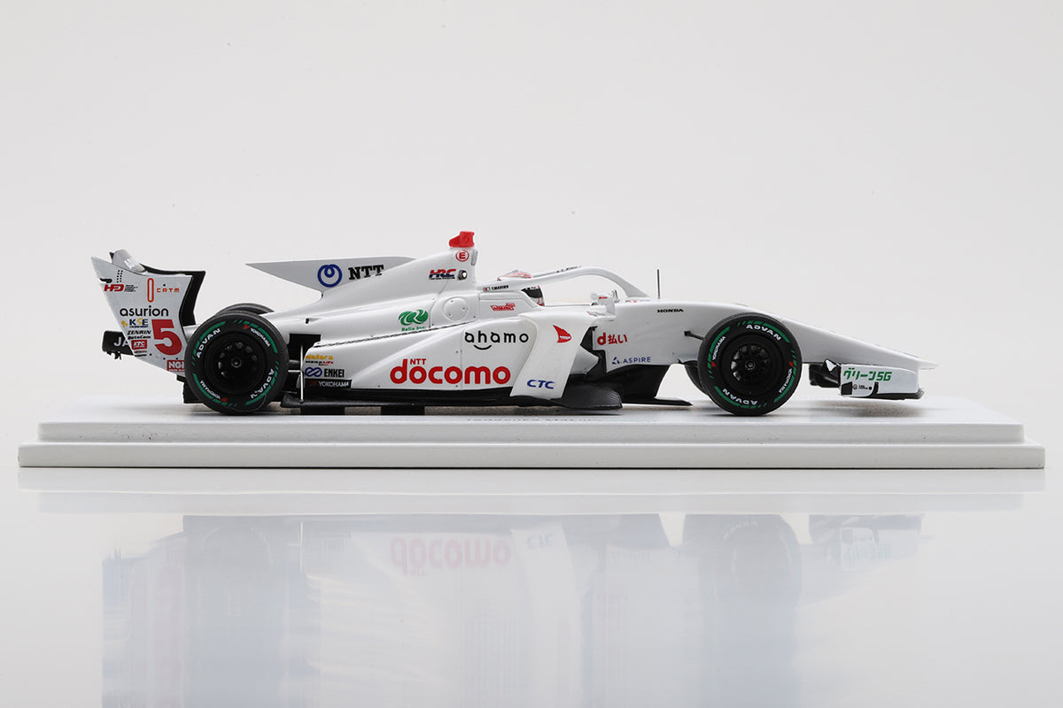Spark SFJ005 1/43 DOCOMO TEAM DANDELION SF23 No.5 DOCOMO TEAM DANDELION RACING M-TEC HR-417E Super Formula 2023 Tadasuke Makino